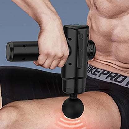 Massagepistol – 8 massagehuvuden | För djupvävnad & muskelavslappning