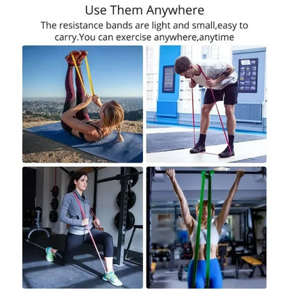 motståndsband – 5-pack | För styrka och flexibilitet