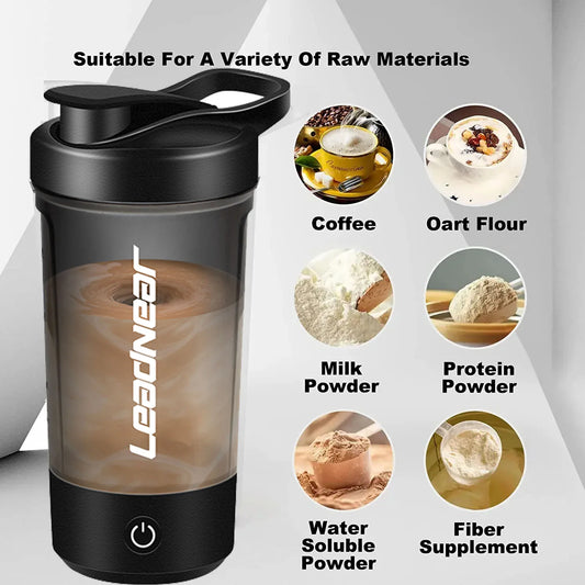 Elektrisk Shaker – Proteinmixer med uppladdningsbar motor