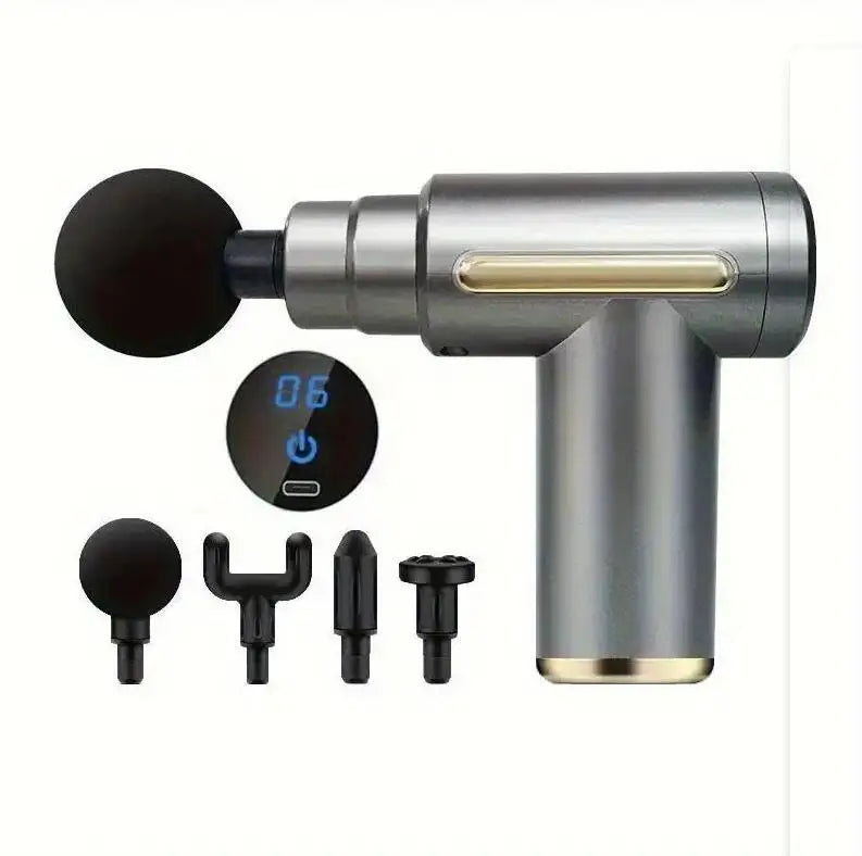 Mini Massagepistol – Tyst & bärbar | För nacke, rygg & axlar