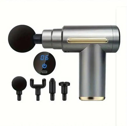 Mini Massagepistol – Tyst & bärbar | För nacke, rygg & axlar